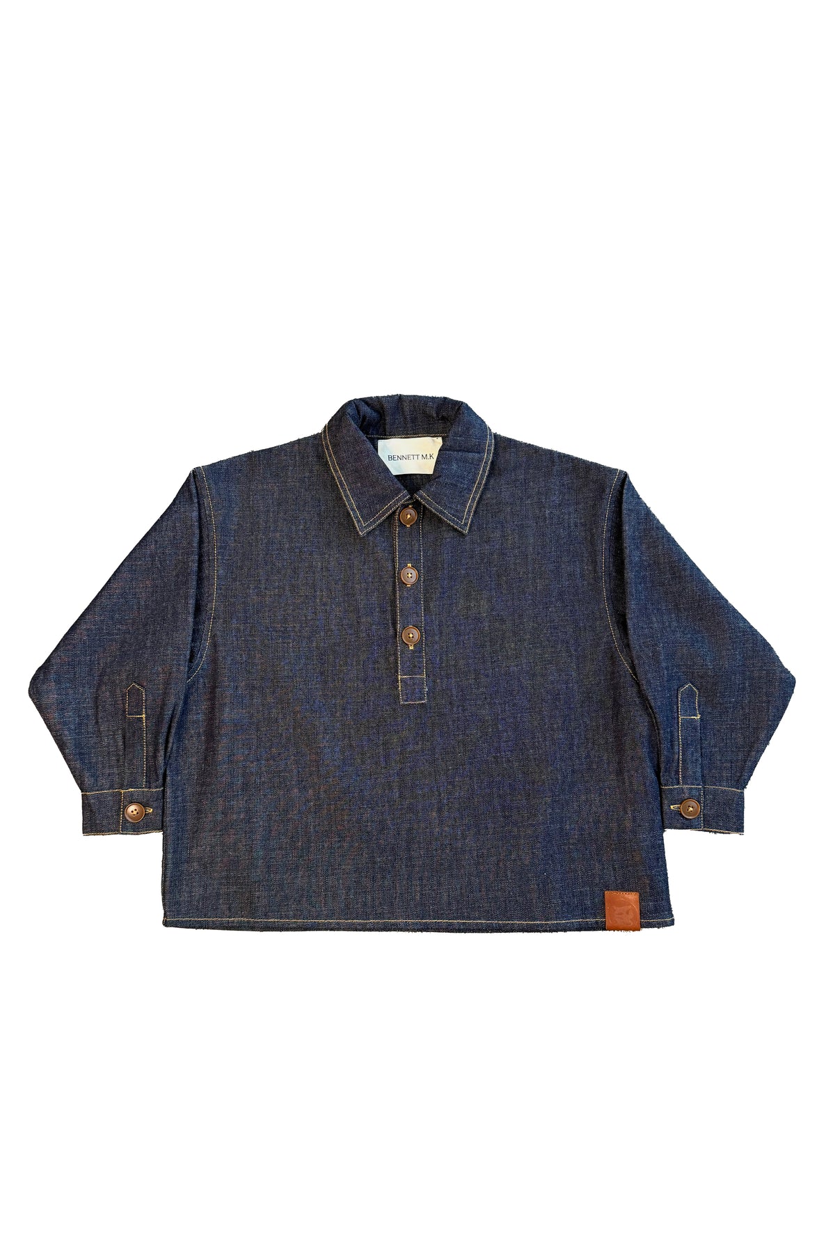 Denim Pullover Shirt